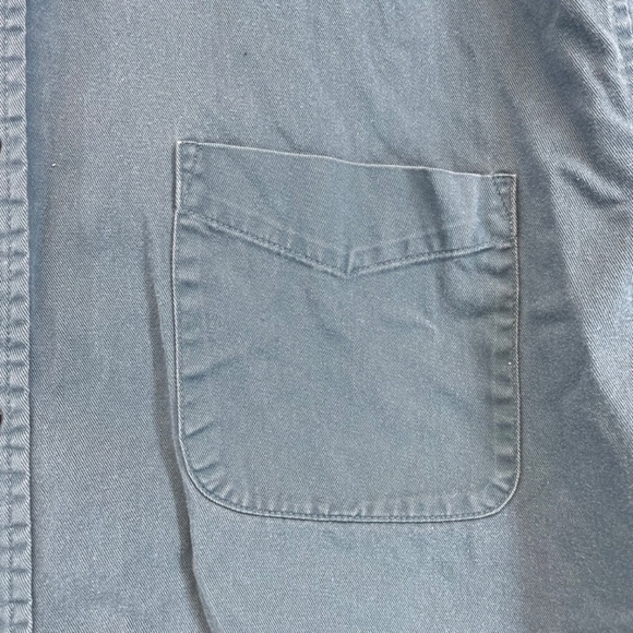 Penmans Short Sleeve Collared Button-Down Shirt Blue Men’s Size XL - Picture 11 of 11